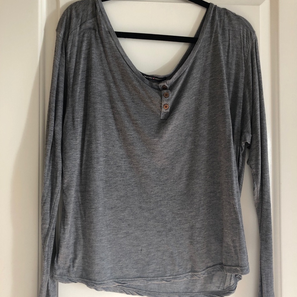 Slouchy Oversized Long Sleeve Tee